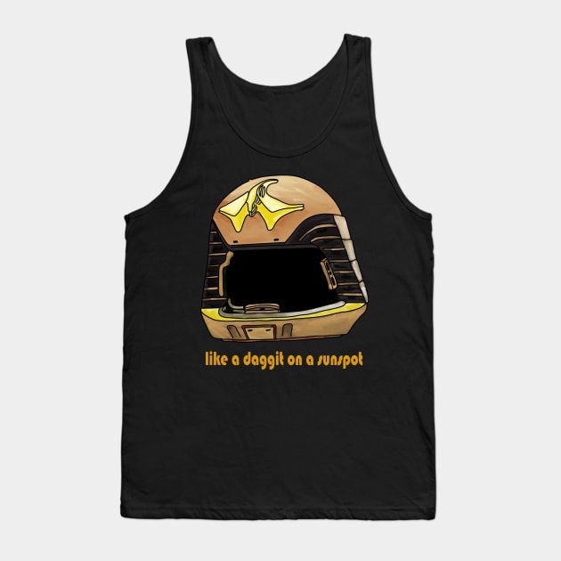 Viper Pilot Helmet Tank Top by Slightly Unhinged